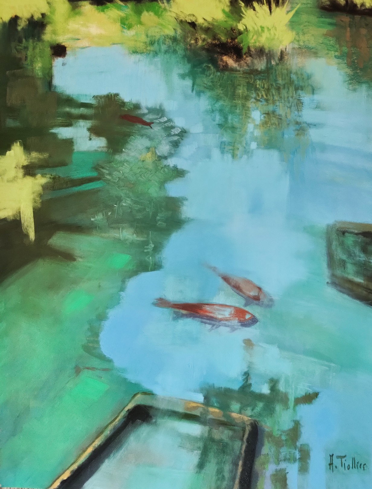 Agnès Tiollier, Bassin du parc II Agnès Tiollier, Bassin du parc II