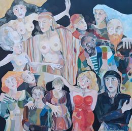 Gemälde, L'humanité, Sylvie Nadeau