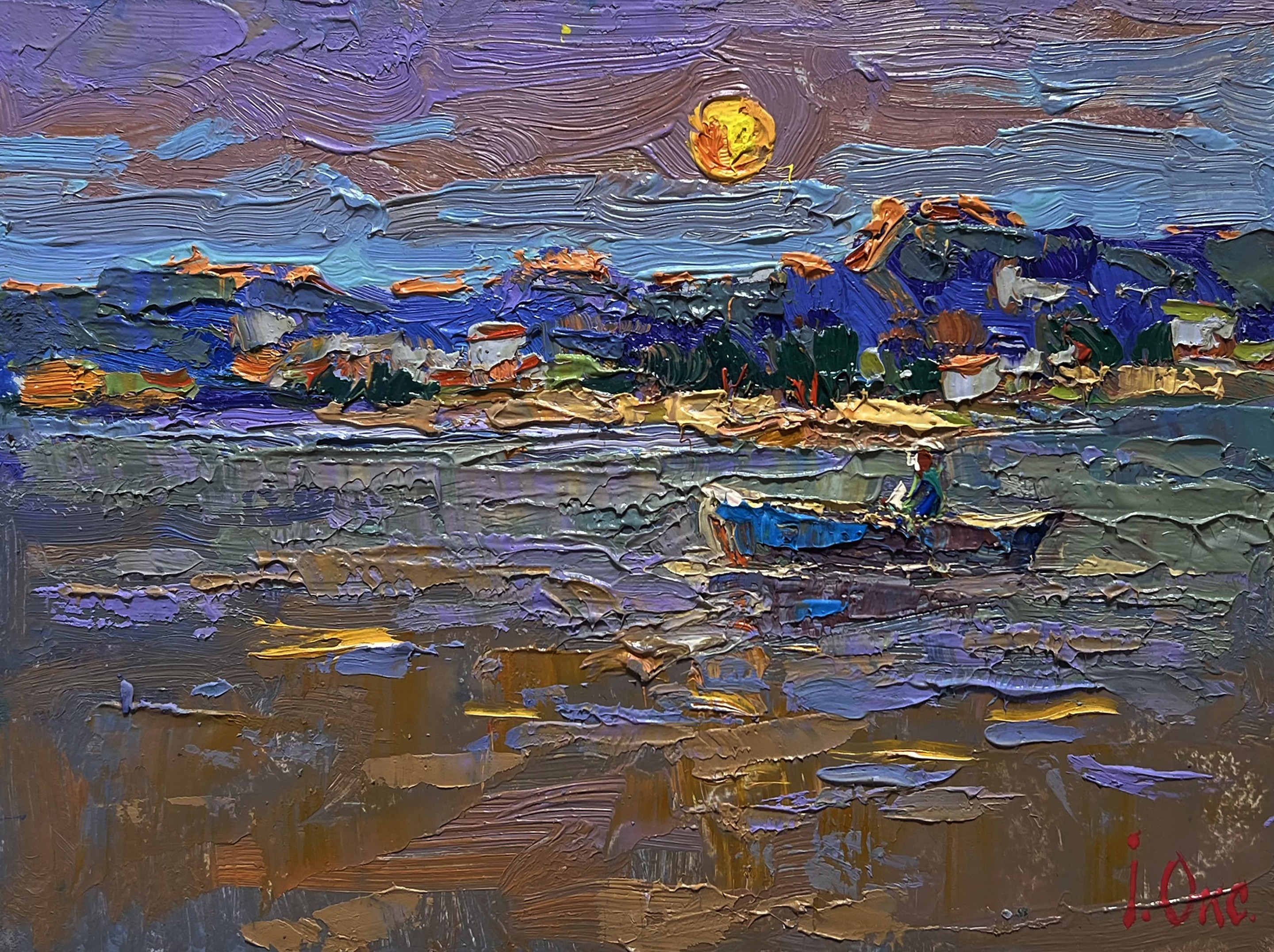 Oksana Ivanyuk, Moon over the lake Oksana Ivanyuk, Moon over the lake