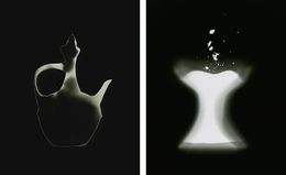 Photography, Jebana and Incense Debris, Diptych, Shine Huang