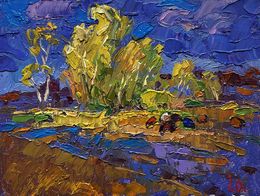 Gemälde, The clouds are floating, Ivanyuk Oleksiy