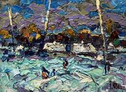 Gemälde, To the house, Ivanyuk Oleksiy