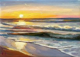 Peinture, Sea. Morning, Evgeny Chernyakovsky