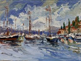 Gemälde, Harbor Serenity, Schagen Vita