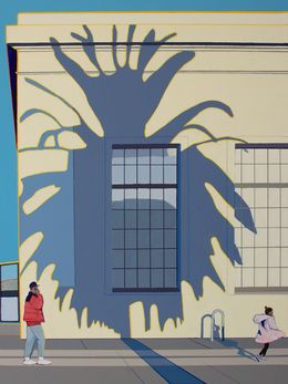 Peinture, Morning Stroll, Embarcadero, Timothy Mulligan