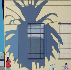 Gemälde, Morning Stroll, Embarcadero, Timothy Mulligan