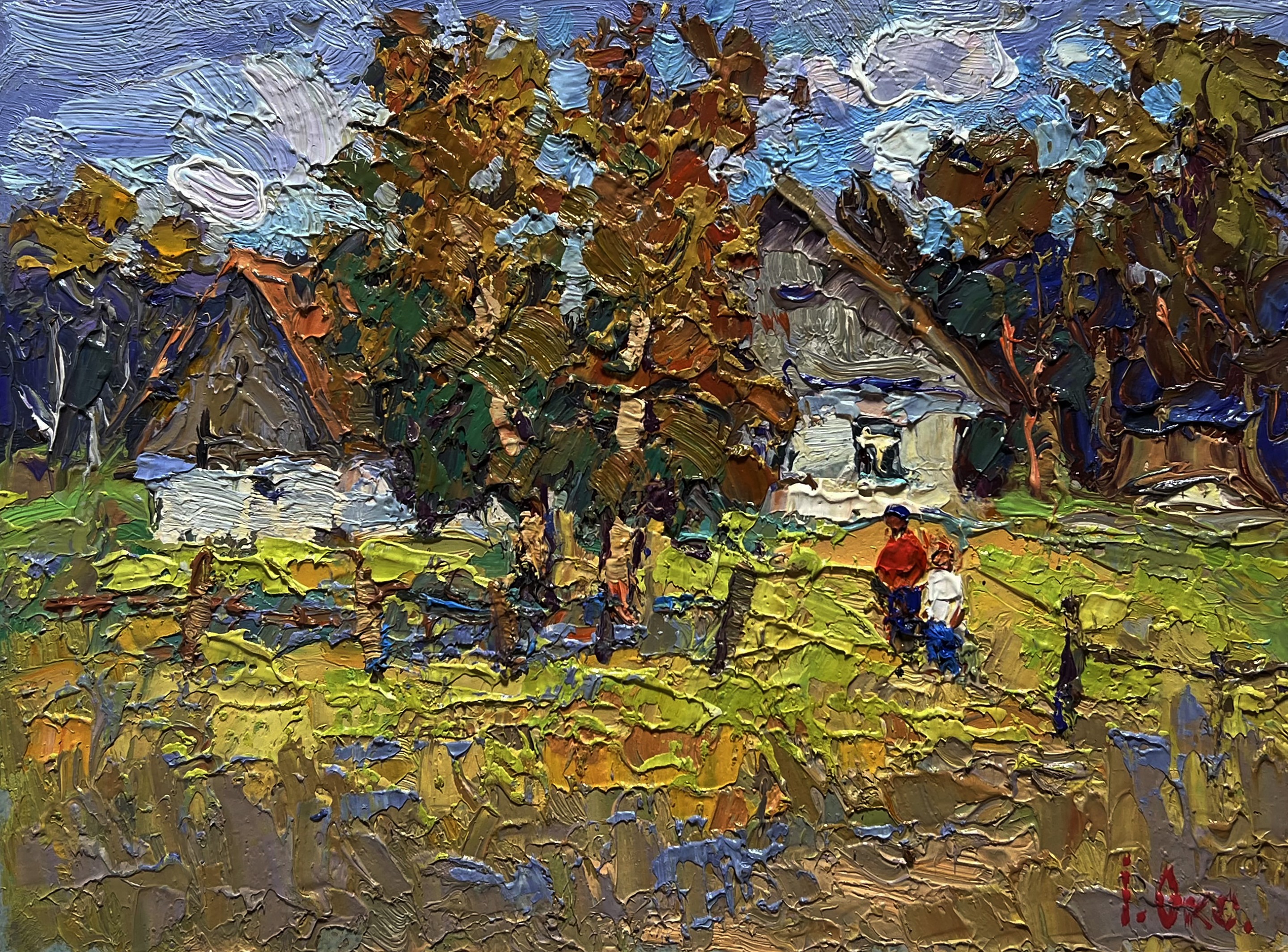 Oksana Ivanyuk, Sunny courtyard Oksana Ivanyuk, Sunny courtyard