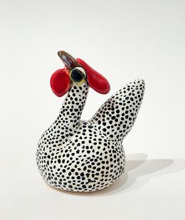 Sculpture, White Chicken, Viktor Zuk
