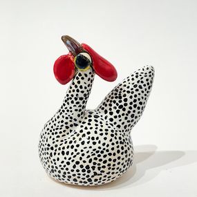 Sculpture, White Chicken, Viktor Zuk