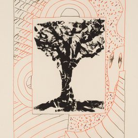Print, Arbre Central à l'orange, Pierre Alechinsky
