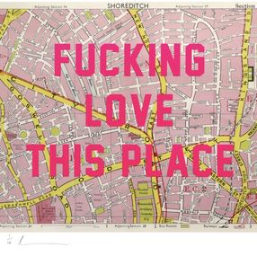 Print, Fucking love this place, Dave Buonaguidi