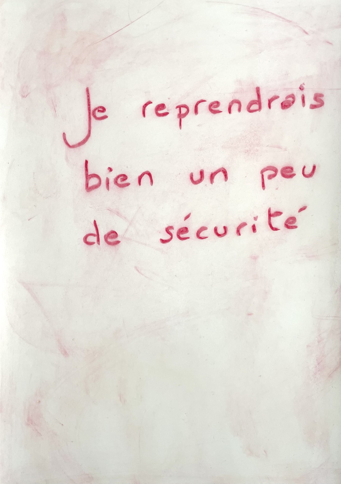 Alexandra Garnet, Je reprendrais bien un peu de sécurité Alexandra Garnet, Je reprendrais bien un peu de sécurité