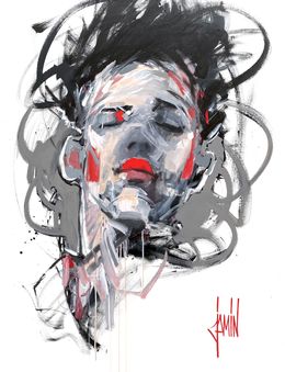 Gemälde, Introportrait au grand soir, David Jamin