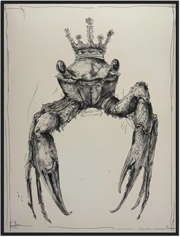 Fine Art Drawings, King Crab, Zo