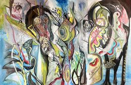 Painting, Les sentiers de la vie, Julien Cuny
