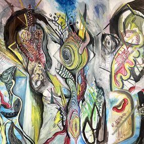 Peinture, Les sentiers de la vie, Julien Cuny