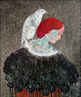 Painting, Une ombre dans mes souvenirs IV, Cécile Duchêne-Malissin