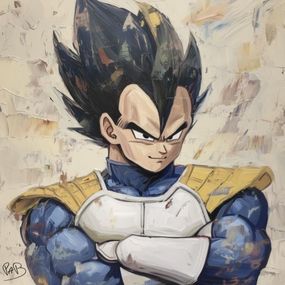 Print, Portrait of Vegeta, PAB