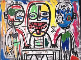 Painting, Family portrait, Stephane LMBD
