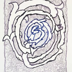 Drucke, Devidoirs, Planche VII, Pierre Alechinsky