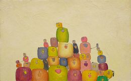 Peinture, Family portrait, Ventzislav Dikov