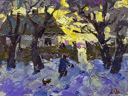 Gemälde, Over the evening, Ivanyuk Oleksiy