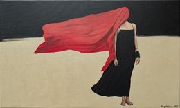 Gemälde, Red Wind on the Border of Worlds, Nataliya Bagatskaya
