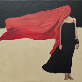 Gemälde, Red Wind on the Border of Worlds, Nataliya Bagatskaya