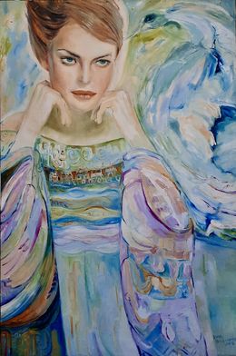 Painting, Swan, Anna Privaloff