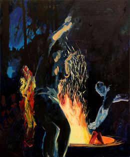 Peinture, By the Fire we are Lit, Albena Petkova