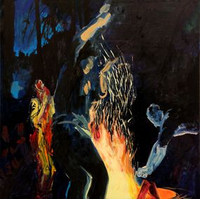 Gemälde, By the Fire we are Lit, Albena Petkova