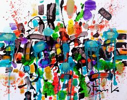 Painting, Abstract vision-V, Stanislav Bojankov
