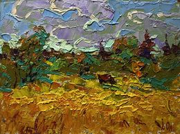 Gemälde, Field and forests, Ivanyuk Oleksiy