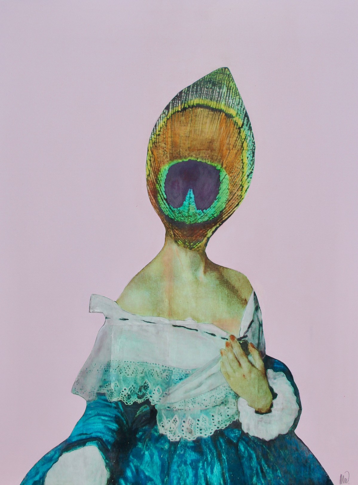 Marian Williams, Peacock On Pink Marian Williams, Peacock On Pink