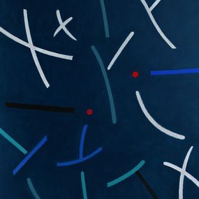 Peinture, Les yeux rouges, Hervé Dupuis