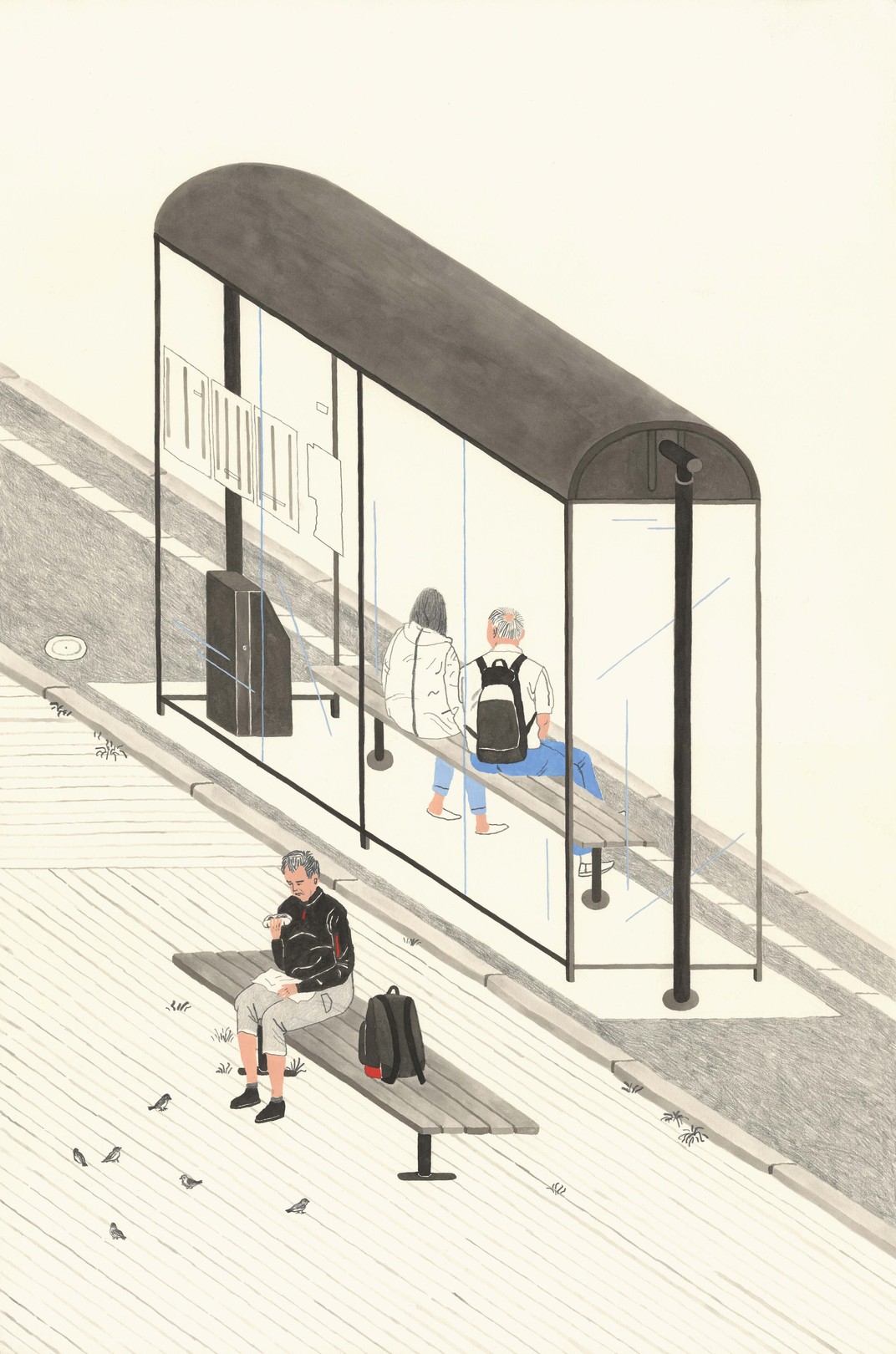 Jun Gu Noh, The Bus Stop Jun Gu Noh, The Bus Stop