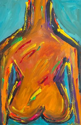 Painting, Woman of heart, Natalya Mougenot