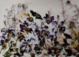 Gemälde, Floral abstract-3, Anand Manchiraju