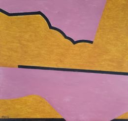 Peinture, La dame en rose, Hervé Dupuis