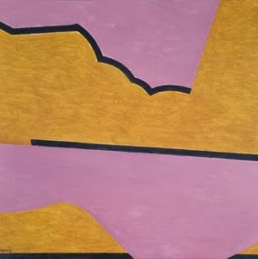 Gemälde, La dame en rose, Hervé Dupuis