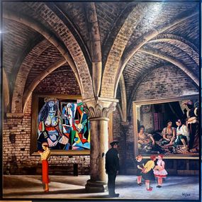 Gemälde, Childrens meet Picasso et Delacroix, Gully