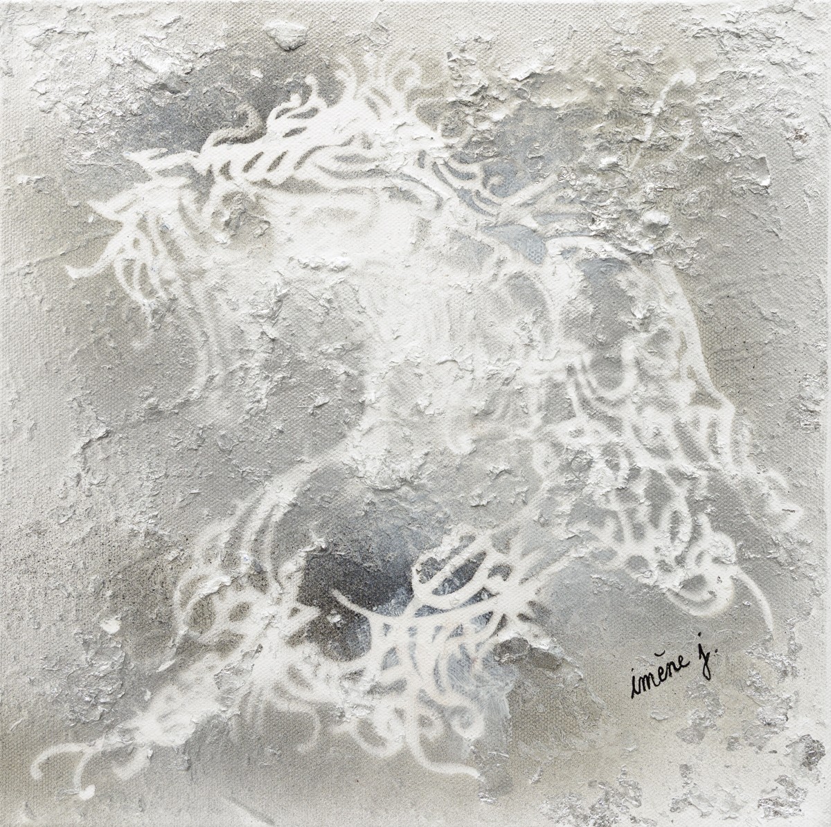 Imene J, La cavale de la calligraphie - série: Cheval en calligraphie arabe sur fond abstrait Imene J, La cavale de la calligraphie - série: Cheval en calligraphie arabe sur fond abstrait