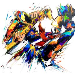 Painting, Sax solo, Christof Monnin
