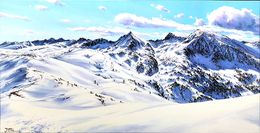 Peinture, Panoramique de Granvalira (Andorre), Josep Sola