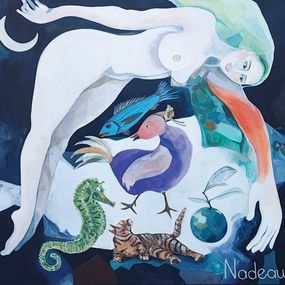 Gemälde, La Déesse Mère, Sylvie Nadeau