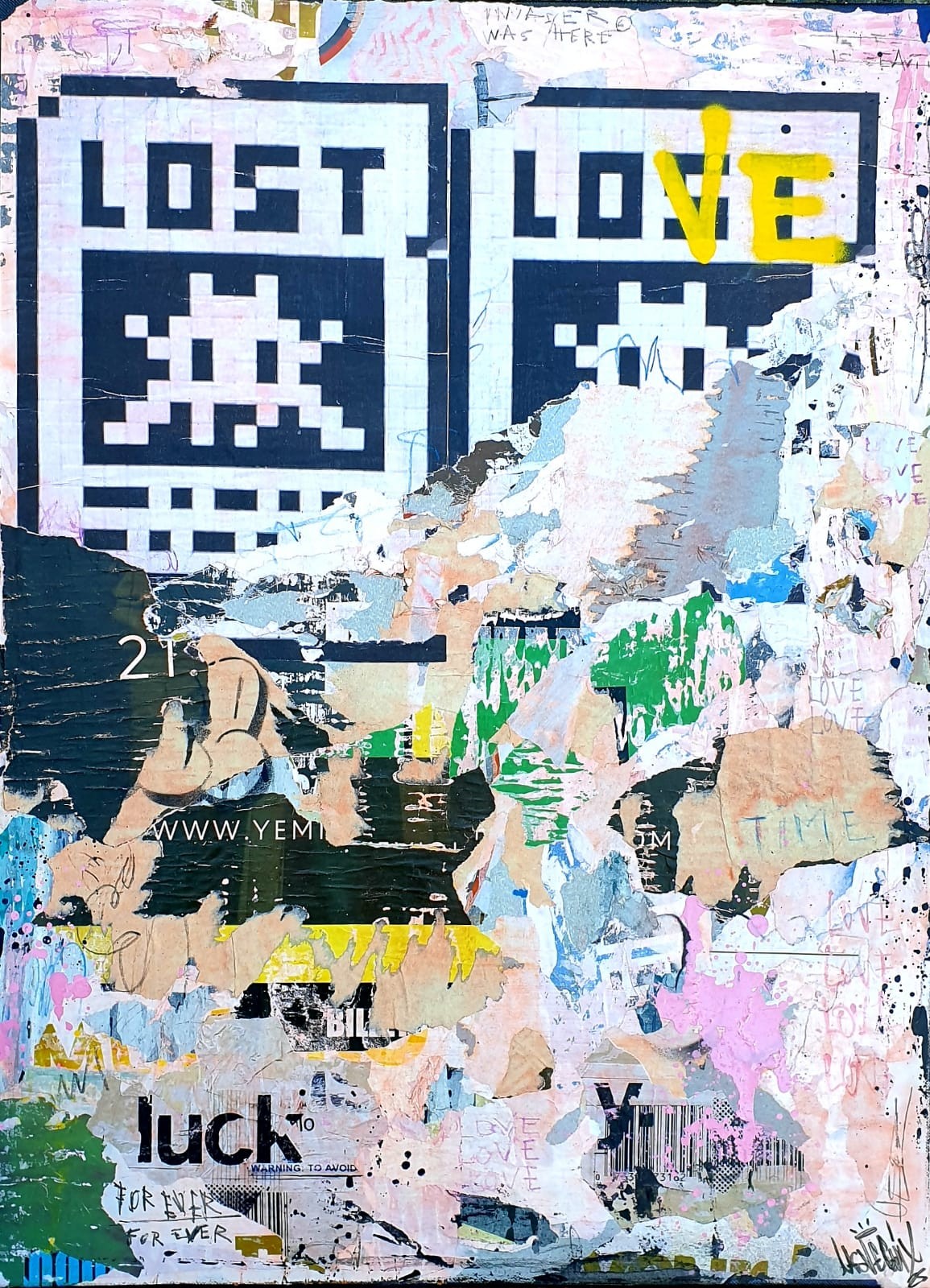 Lasveguix, Lost Love - Invader Urban Wall Lasveguix, Lost Love - Invader Urban Wall