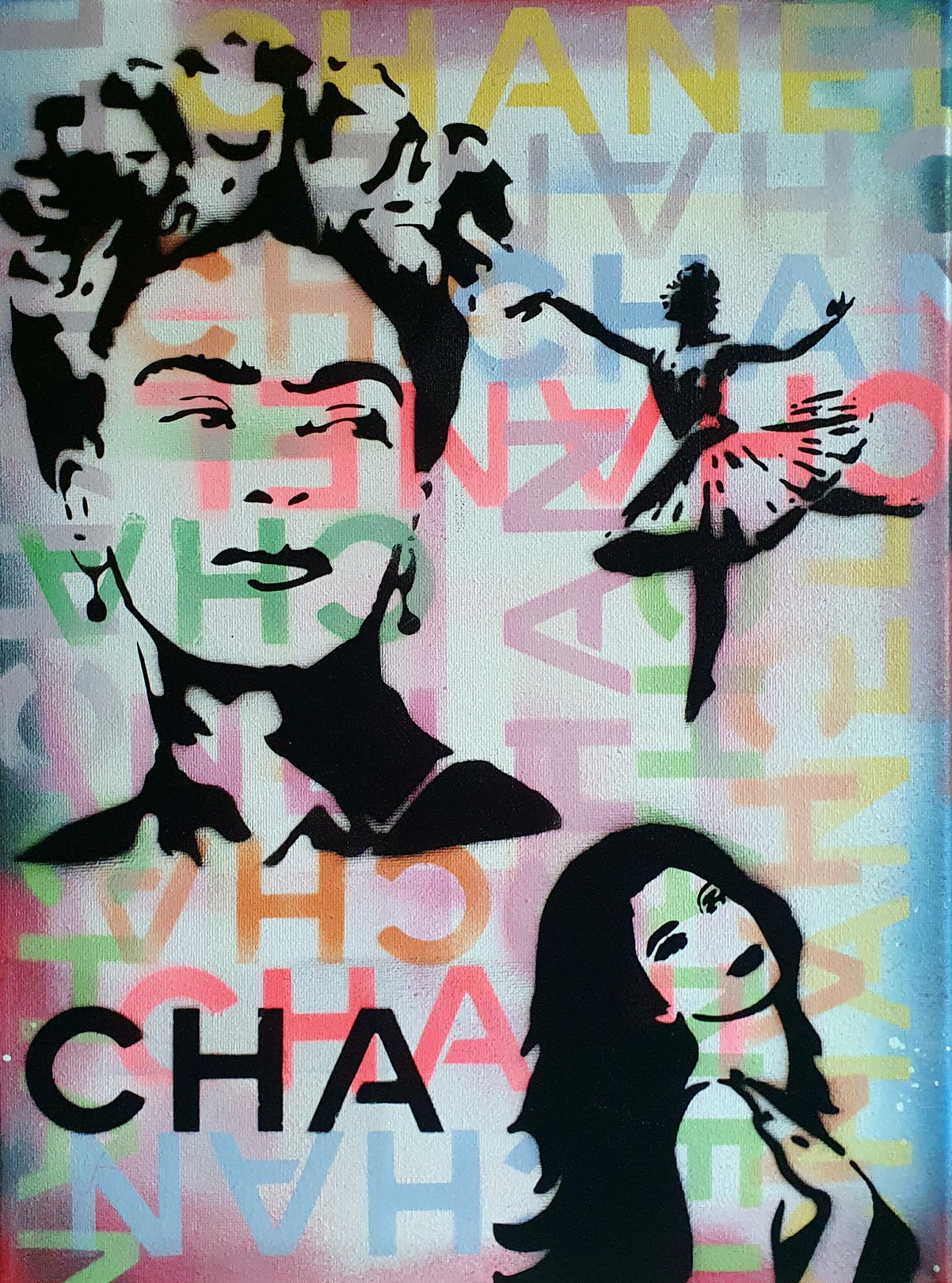 Spaco, Frida Miss tic & Banksy Spaco, Frida Miss tic & Banksy