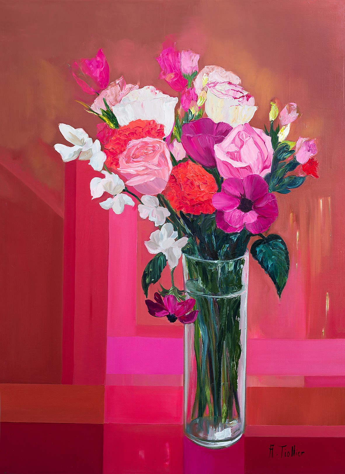 Agnès Tiollier, Rouge Magenta Agnès Tiollier, Rouge Magenta