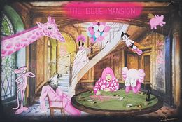 Peinture, The Blue Mansion, Edu Danesi