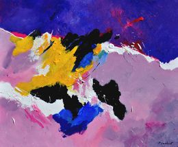 Painting, Colourful Anapurna, Pol Ledent